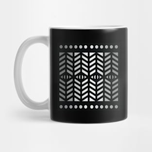 “Dimensional Wisdom” - V.1 Grey - (Geometric Art) (Dimensions) - Doc Labs Mug